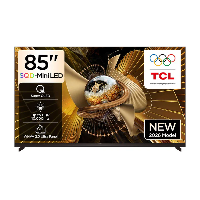 تلفاز تي سي ال قياس 85 بوصة SQD-Mini LED بدقة 4K ومعدل تحديث 85X11L - 144Hz (حجز مسبق)