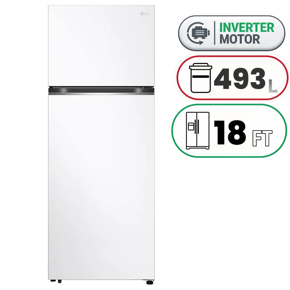 Refrigerator LG GNB-682FVWP - 504 L - 18 Ft - Inverter - White