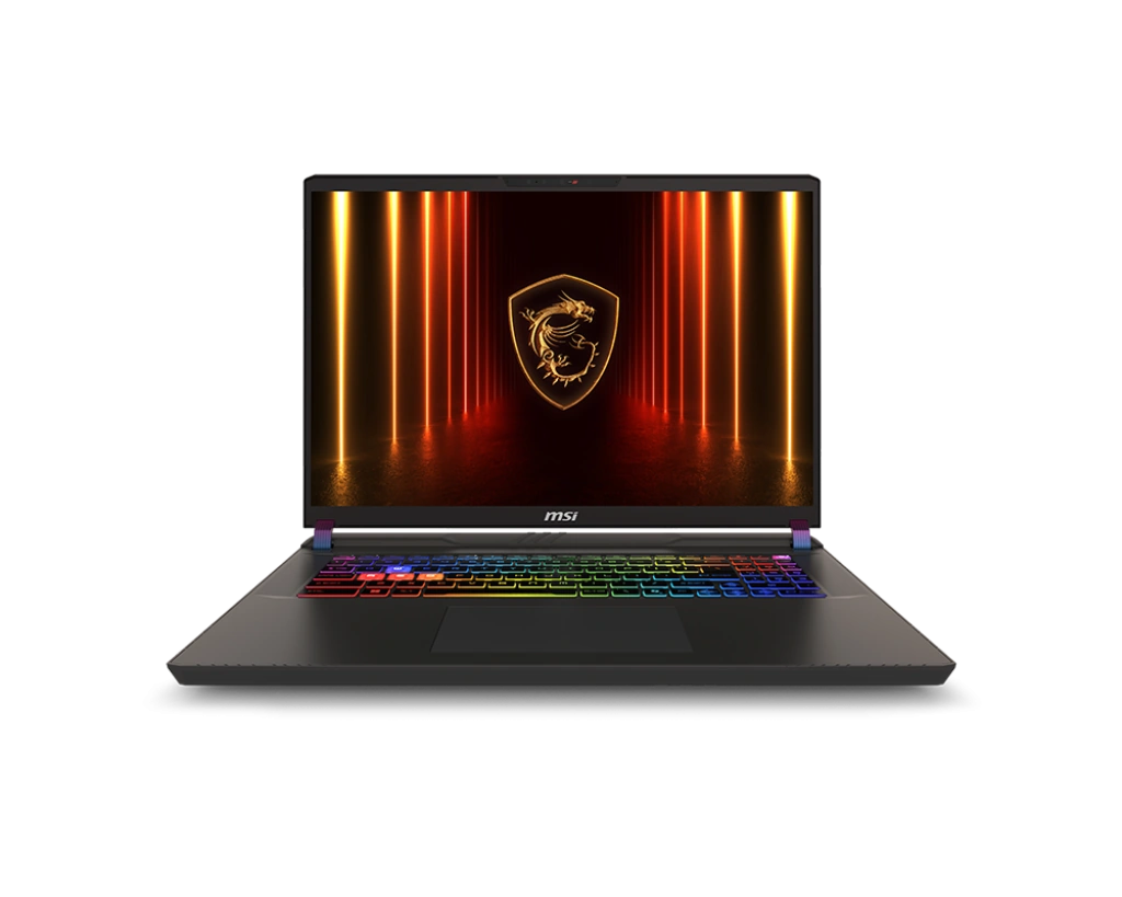 لابتوب MSI Vector 17 HX AI A2XWJG بشاشة 17" QHD بتردد 240Hz - معالج Intel Core Ultra 9 275HX - ذاكرة وصول عشوائي 32GB RAM - محرك أقراص 1TB SSD - بطاقة رسومات NVIDIA GeForce RTX 5090 سعة 24GB - WIN 11 PRO K