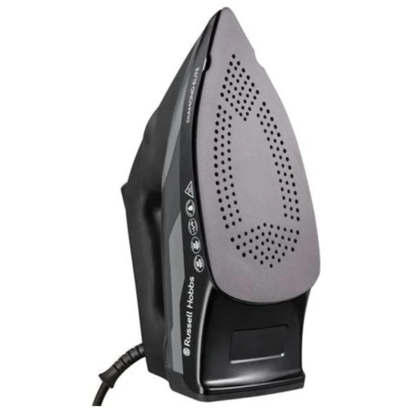  Russell Hobbs Steam Iron - Self-Cleaning System - 3100W - Ceramic Coating - 350ml Water Tank - 3m Cord - Black 