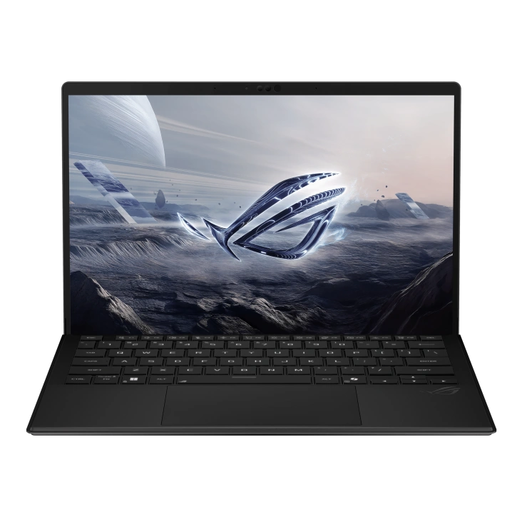 لابتوب اسوس ROG Flow Z13 GZ302EA-RU023W 13.4" 2.5K 180Hz Touchs creen - Ryzen AI MAX+395 - 32GB RAM - 1TB SSD - Shared  - Win 11 Home with ROG Fusion II 300 Headset + ROG Gladius III Mouse + Sleeve Ba