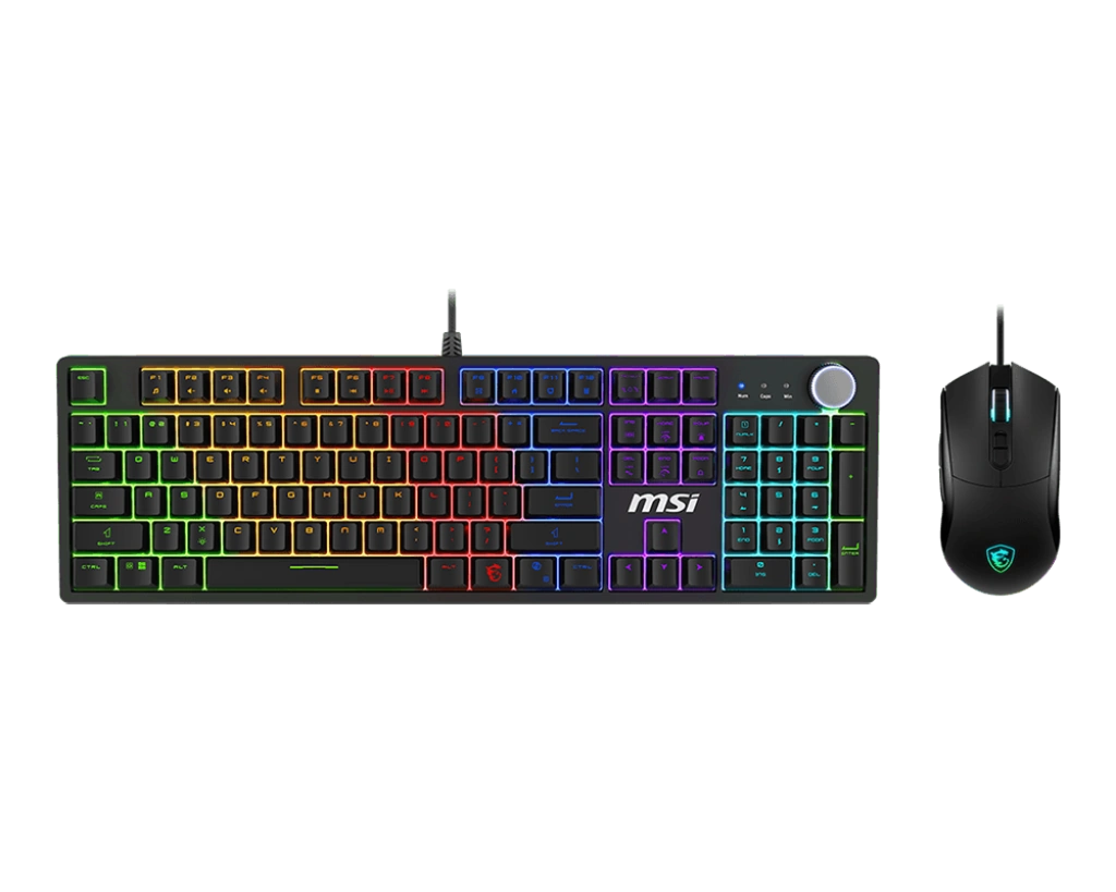 كيبورد و ماوس ام اس اي اسود FORGE GK320