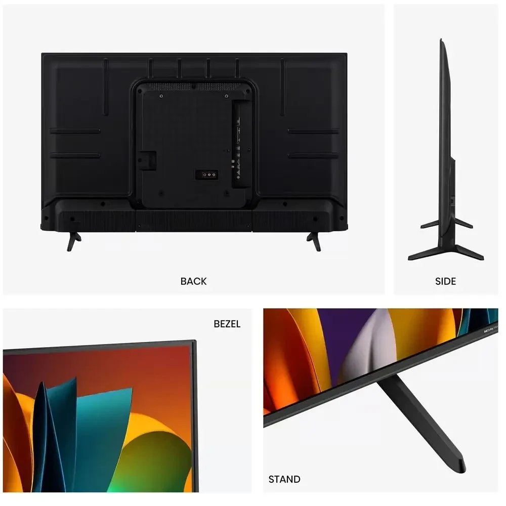 Hisense 50A61Q Television - 50 Inch - 4K Ultra HD - Smart TV - DLED Panel - Black