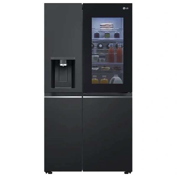  ثلاجة ال جي ذات التصميم الفرنسي - 22 قدم - GCX-287TVAN - اسود 