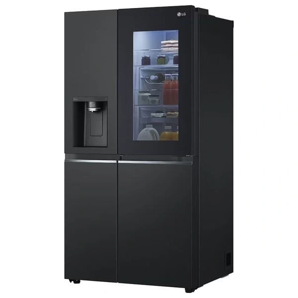  ثلاجة ال جي ذات التصميم الفرنسي - 22 قدم - GCX-287TVAN - اسود 