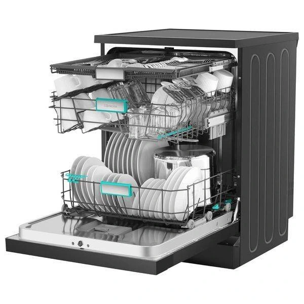 Hisense HS673C90BME built-in Dishwasher - 8 Programs - 16 Places - Inverter - Black