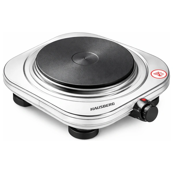 HAUSBERG HB-544IN - Electric Cooker - 1 Burners - 1500W - Silver 