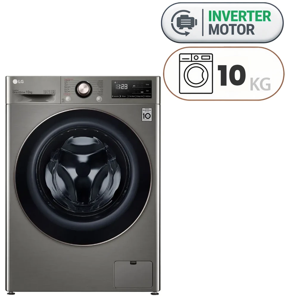 غسالة ايل جي إنفرتر 10 كغ WR3210PRG