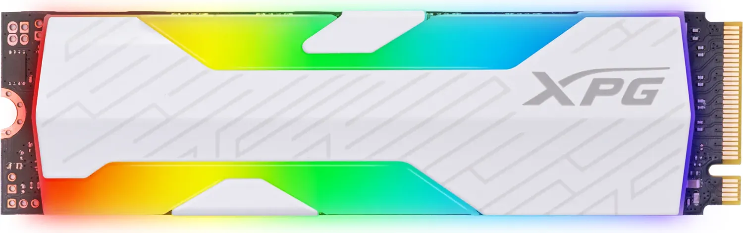 قرص XPG SPECTRIX S65G بسعة 1 تيرابايت من نوع PCIe Gen4 x4 NVMe M.2 2280 SSD – سرعات تصل إلى 6,000/5,000 ميجابايت/ث، قدرة تحمل 640 تيرابايت كتابة (TBW)