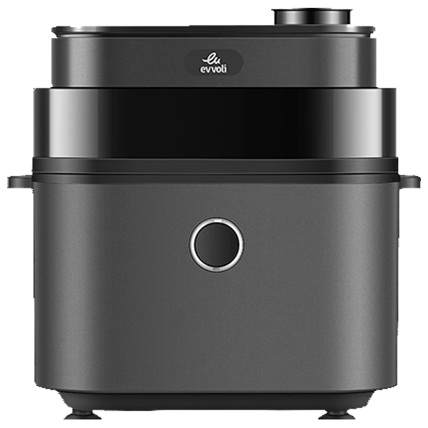  ايفولي قلاية هوائية - 1650واط - 8 لتر - 8 برامج - EVKA-AF8008D - اسود 