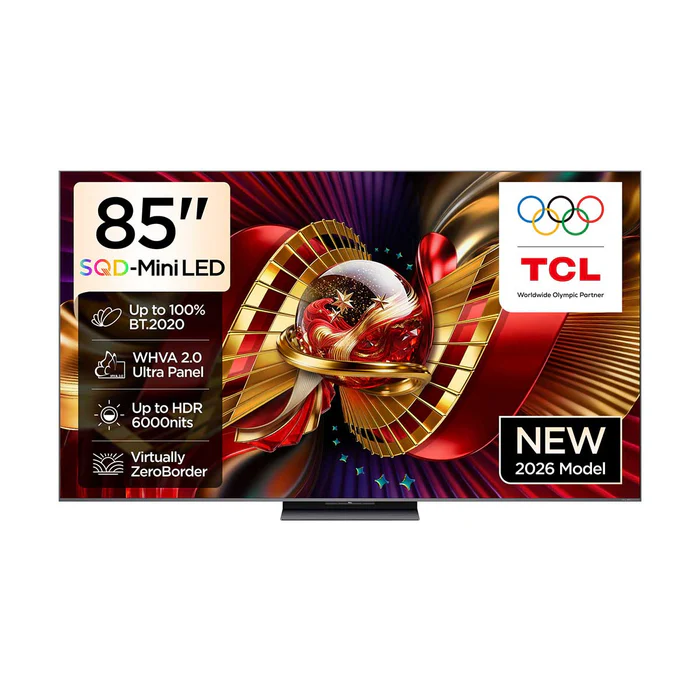 تلفاز تي سي ال مقاس 85 إنش 85C8L - 4K SQD-Mini LED (حجز مسبق)