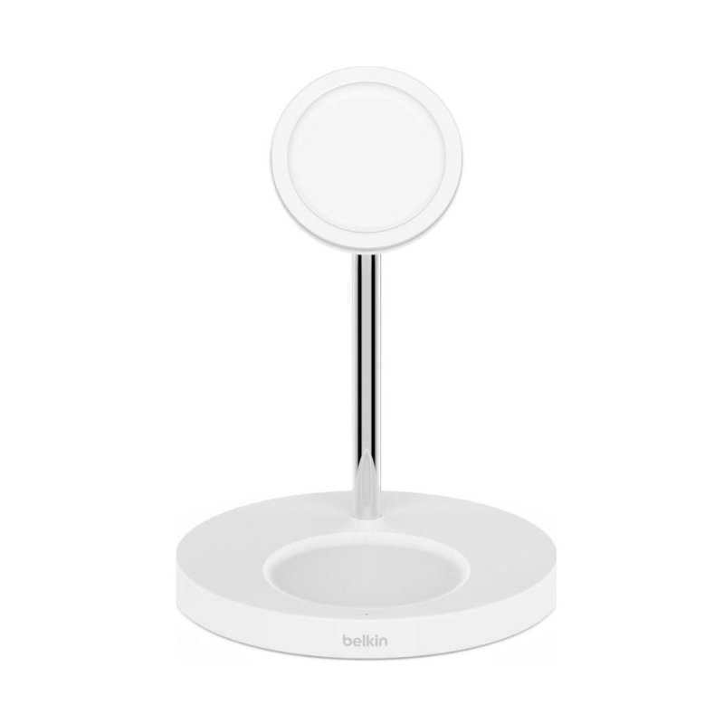 BOOSTCHARGE PRO Belkin 2-in-1 Wireless Charger Stand with MagSafe 15W 