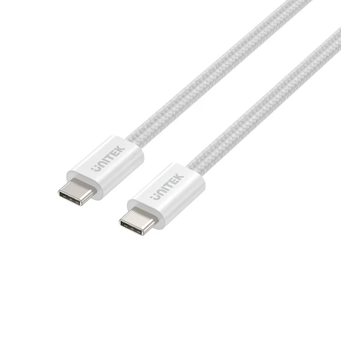 كيبل شحن يونيتيك USB-C إلى USB-C مغناطيسي 100W بطول 1 متر