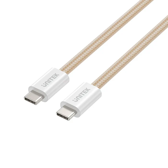 كيبل شحن يونيتيك USB-C إلى USB-C مغناطيسي 100W بطول 1 متر
