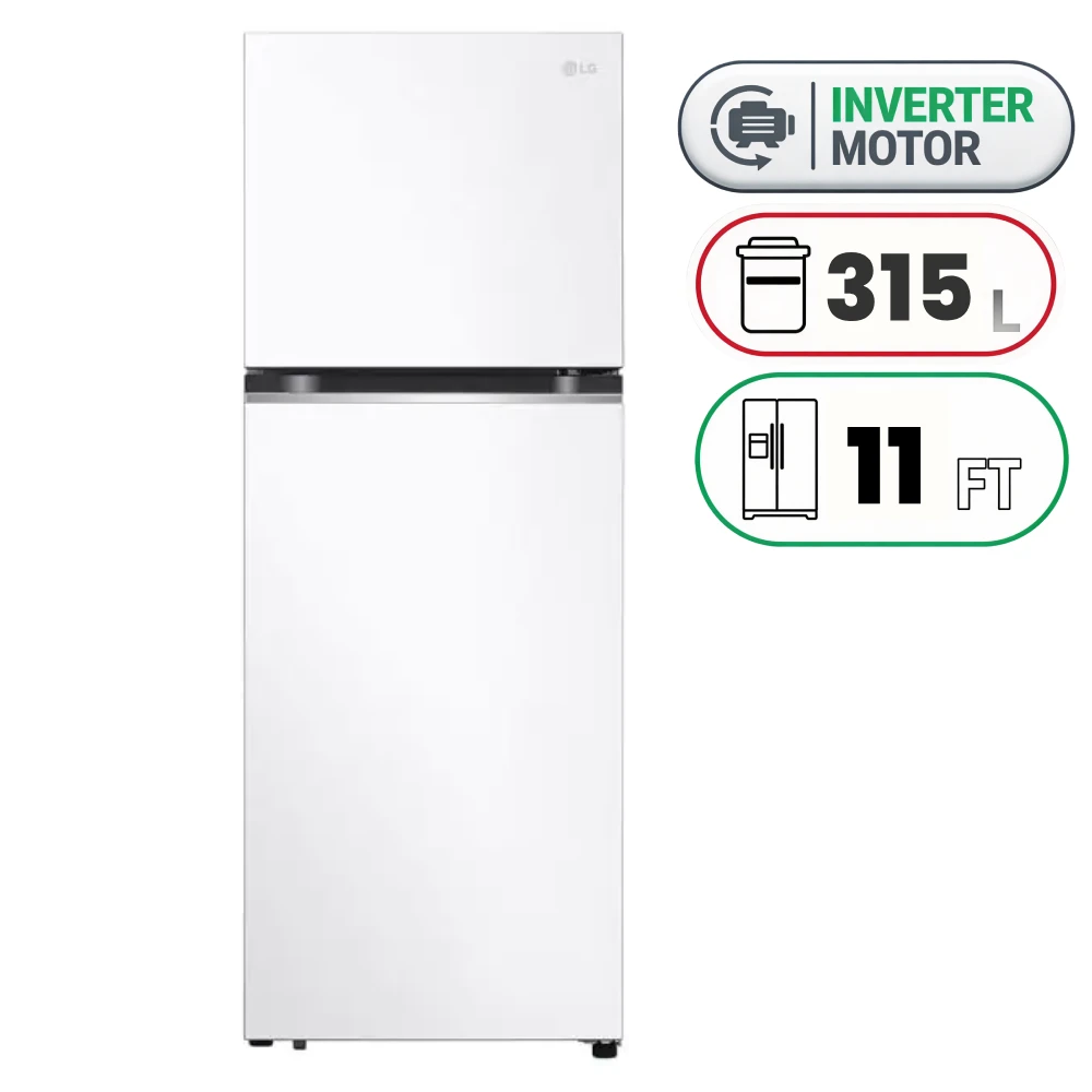 Refrigerator LG 315L 11Ft  Inverter - GNB-482GVWP 