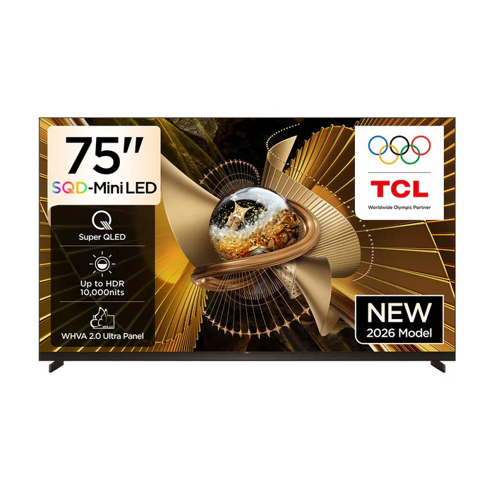 تلفاز تي سي ال قياس 75 بوصة SQD-Mini LED بدقة 4K ومعدل تحديث 75X11L - 144Hz (حجز مسبق)