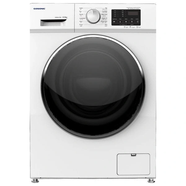 Gosonic GWM-2708 - 8Kg - 1400RPM - Front Loading Washing Machine - White