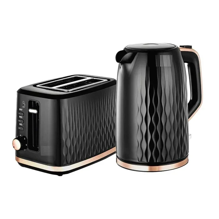 Breakfast Set Black+Decker  Toaster 870W 1.7L Kettle 2200W 