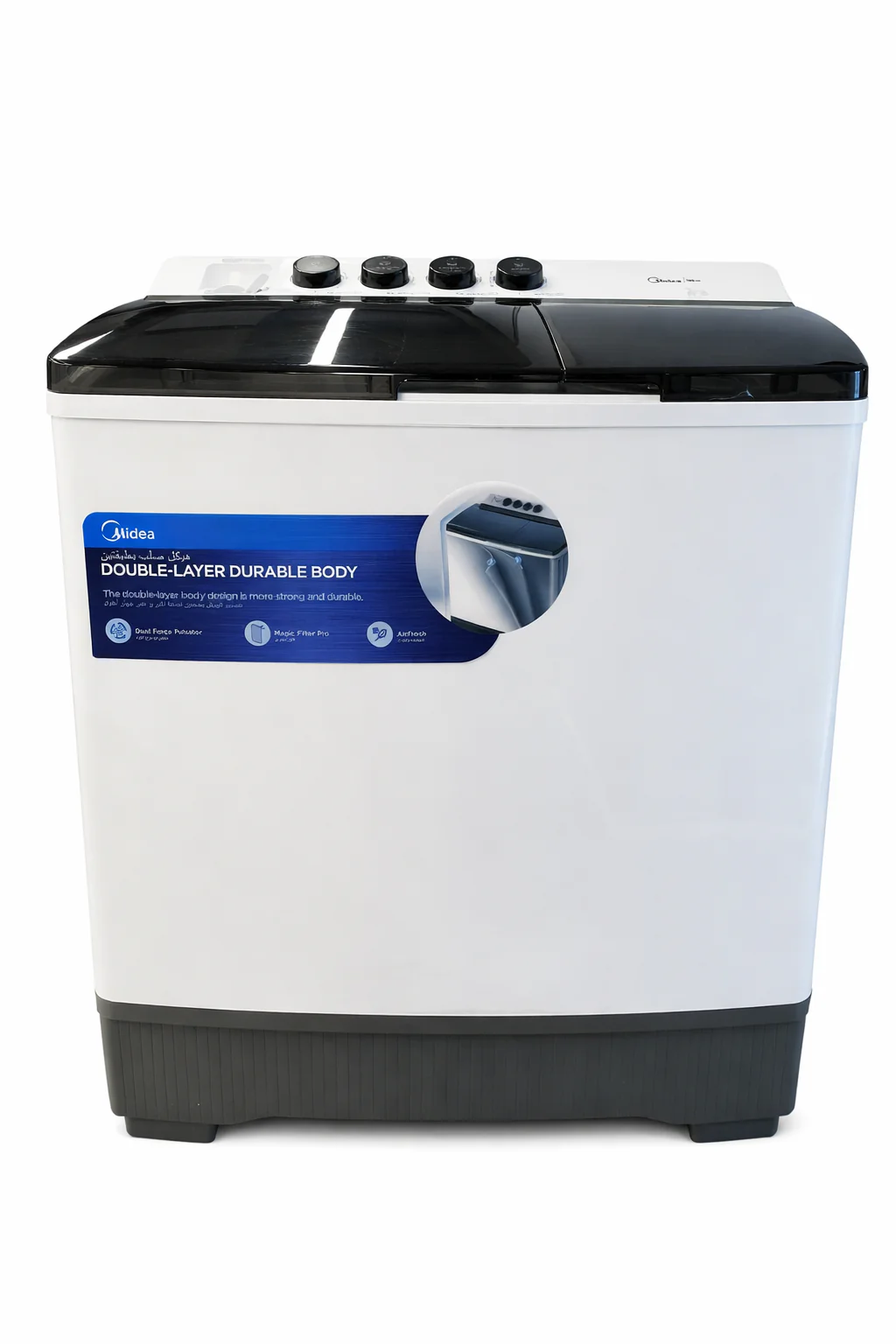 Washing Machine MIDEA 16kg Top Loading- MT100W160/WG