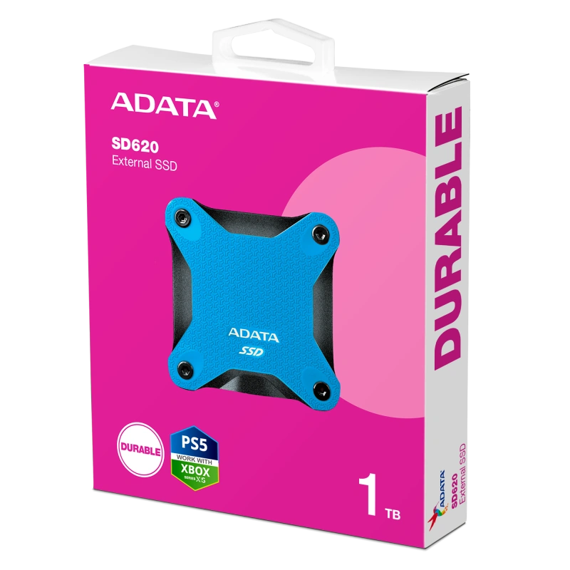 SSD خارجي اداتا يو اس بي 3.2 و بسعة 1تيرابايت ازرق- SD620