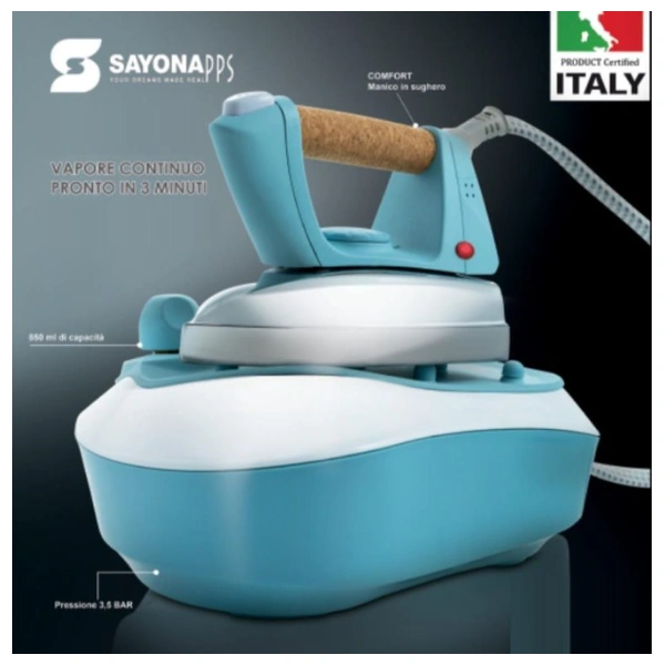  Sayona SGS-2557 - Steam Iron - Blue 