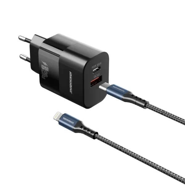 RR Eclipse GII 20W Dual Port Charger Black