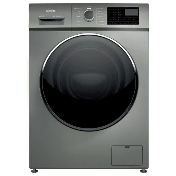  Simfer WM13006 - 12Kg - 1400RPM - Front Loading Washing Machine - Silver 