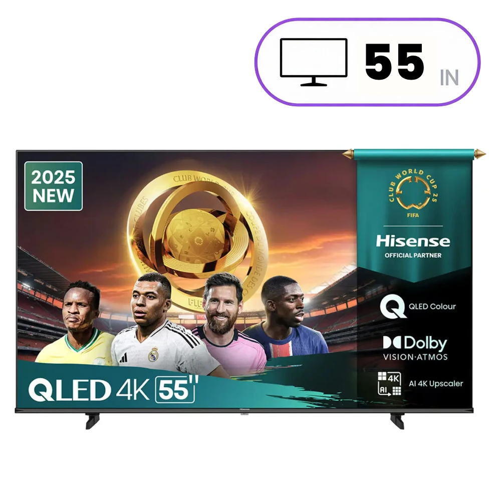 TV Hisense 55 Inch 4K Ultra HD 60 Hz Smart VIDAA TV QLED - 55Q61Q