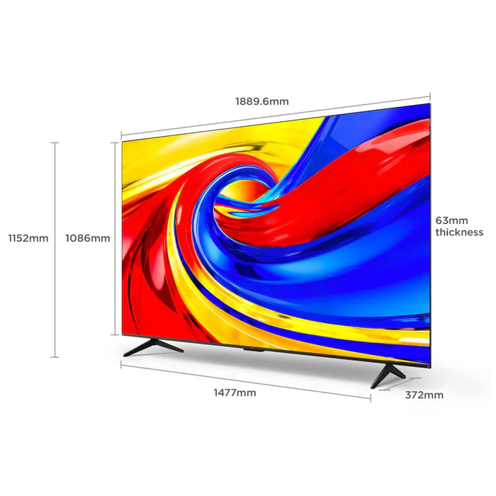 تلفاز  تي سي ال مقاس 85 إنش 85P7L - 4K QLED (حجز مسبق)
