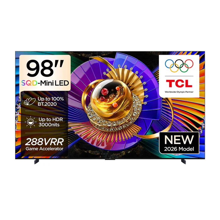 تلفاز تي سي ال مقاس 98 إنش 98C7L-  4K SQD-Mini LED (حجز مسبق)