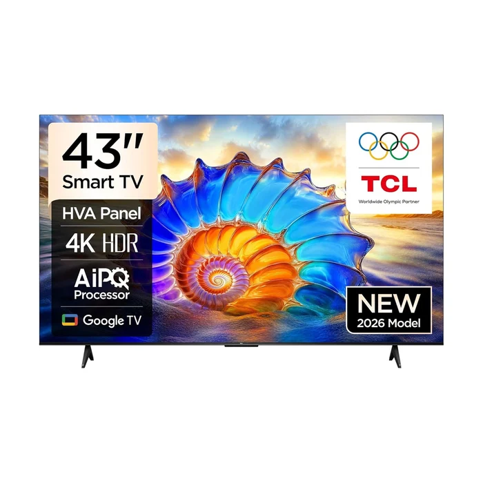 TV TCL  43-Inch UHD 4K TV - 43V6D