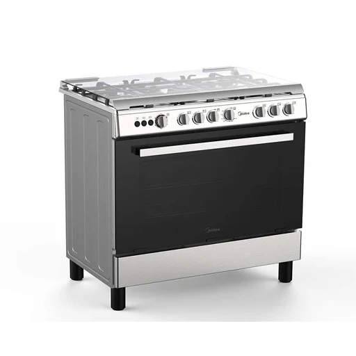 Gas Cooker Midea  90x60- 5 Burners 115L-LME95028