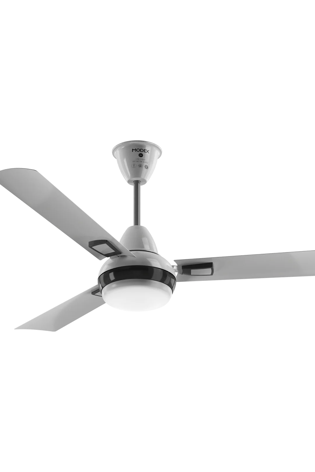 CEILING FAN MODEX 56" METALIC WITH REMOTE AND LIGHT 80W 