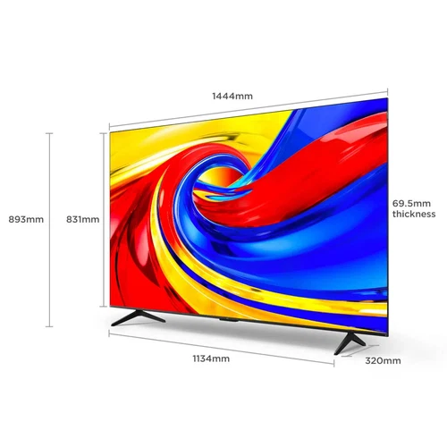 TV TCL 65-Inch Premium QLED 60Hz - 65T6D