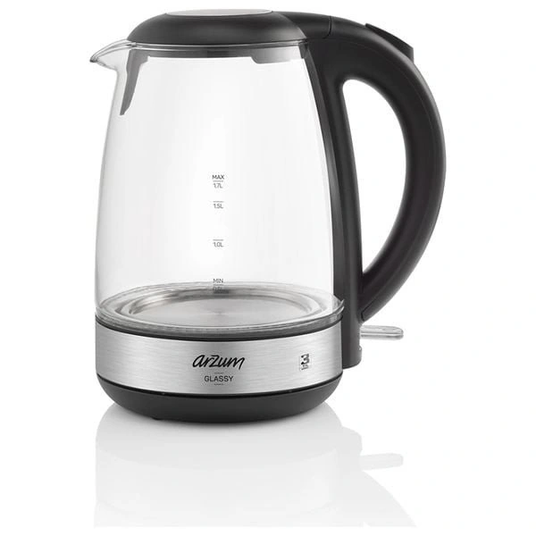  غلاية ارزوم - 1.7 لتر - 2200 واط - AR3071 - زجاج 