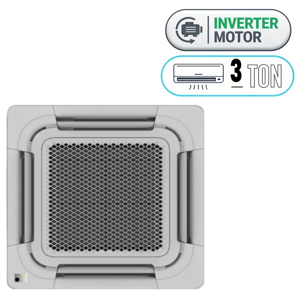 Hisense QAUC-36UT4 Air Conditioner - Cassette - 3 Ton - Inverter - White