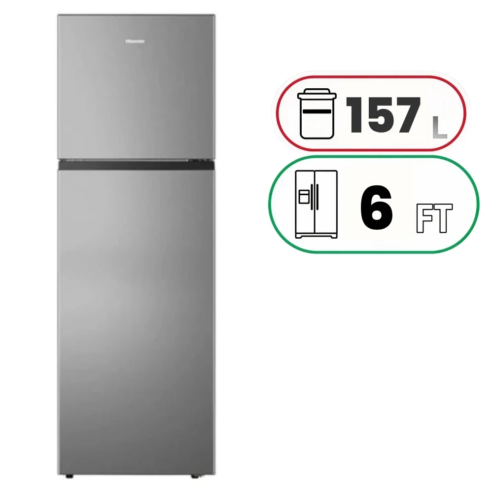 Hisense RD202D4ASN Refrigerator - 157 L - 6 Ft - Silver