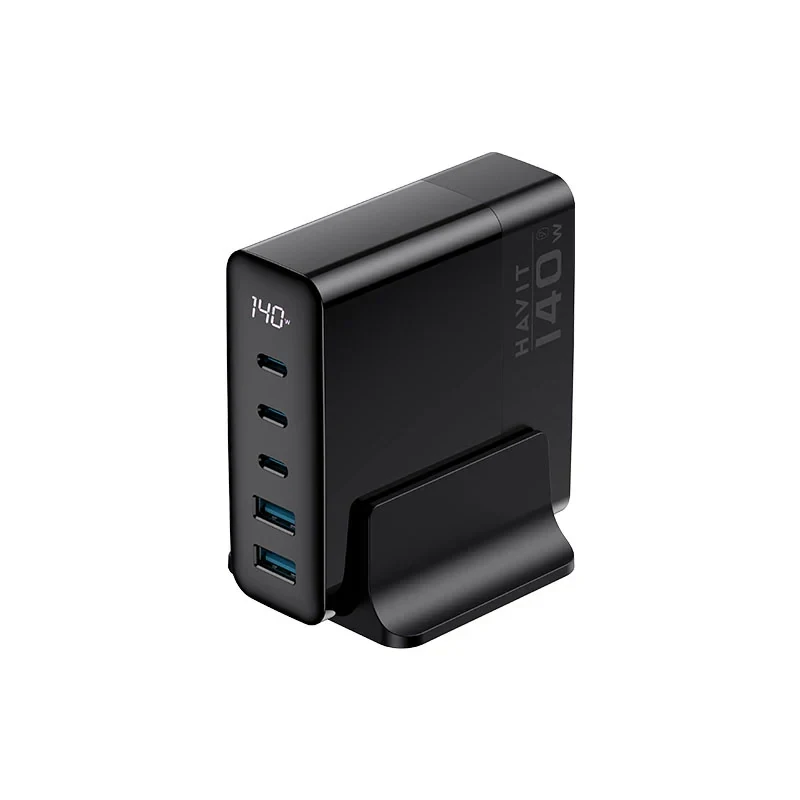 Charger Havit  UK LED GaN 140W 3C2A UCLE004