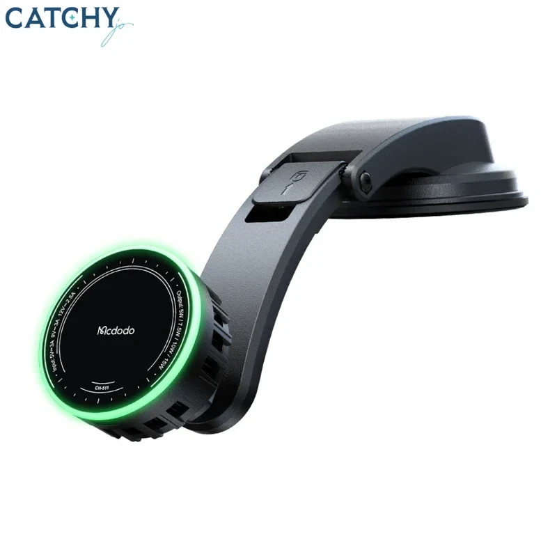 . MC 15W Magnetic Wireless Car Charger with Cooling Fan (for Air outlet)