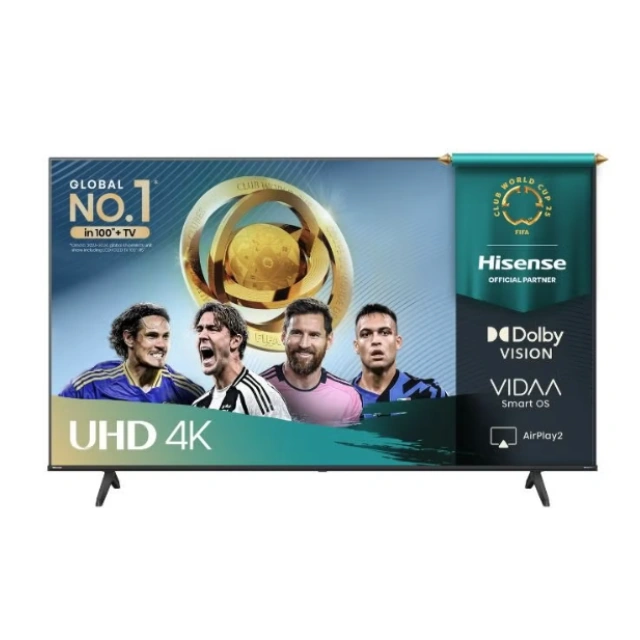 Hisense 55A61Q Television - 55 Inch - 4K Ultra HD - Smart TV - DLED Panel - Black