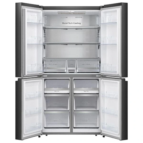 Gorenje NRM9181SB - 22ft - French Door Refrigerator - Black