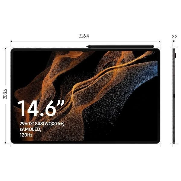  سامسونج تاب S8 Ultra - سيم - 256/12كيكابايت 