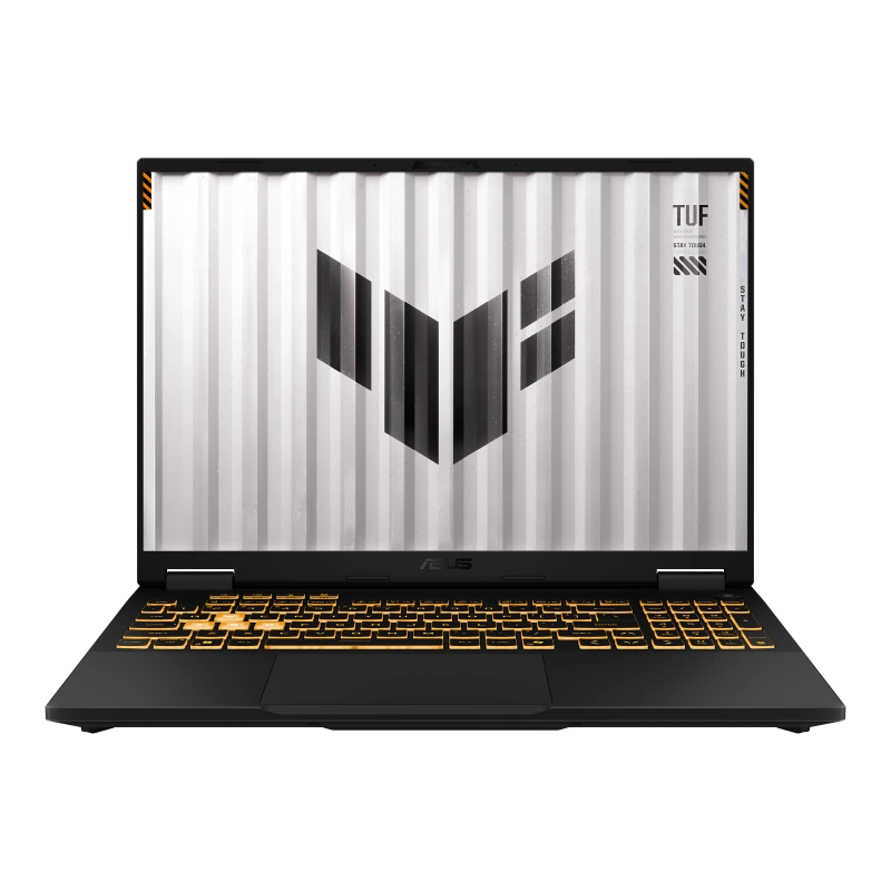 لابتوب اسوس TUF Gaming F16 FX608JMR-RV050 16" WUXGA 165Hz - Core i7-14650HX - 16GB RAM - 512GB SSD - RTX 5060 8GB - WIN 11 PRO K(Mecha Gray)