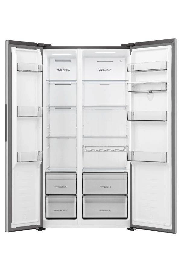 Hisense RS3P725NMI Side-by-Side Refrigerator - 670 L - 20 Ft - Inverter - Inox