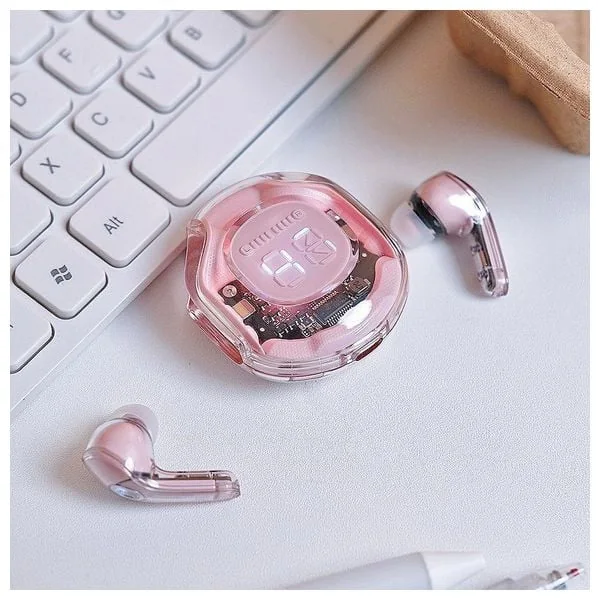  DTNo1 Air39 - Bluetooth Headphone In Ear - Bluetooth 5.3 - Up to 4 - 6 hours per ear - Pink 