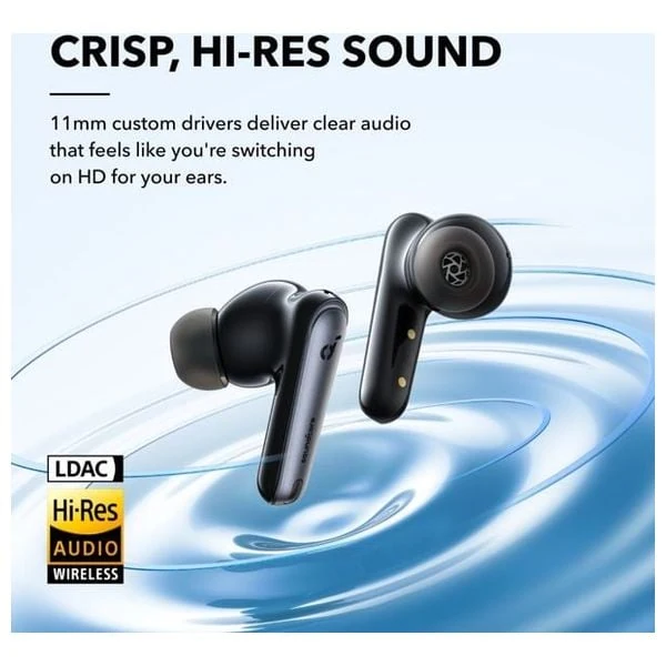  Anker Soundcore Liberty 4 NC - Bluetooth Headphone In Ear - Powerful, balanced, high-quality sound - Battery Life Up to 50 hours - Black 
