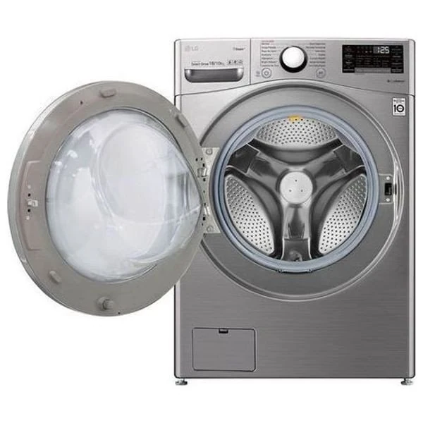 LG WDV1901SRV - 18/10Kg - 1400RPM - Front Loading Washing Machine & Dryer - Silver