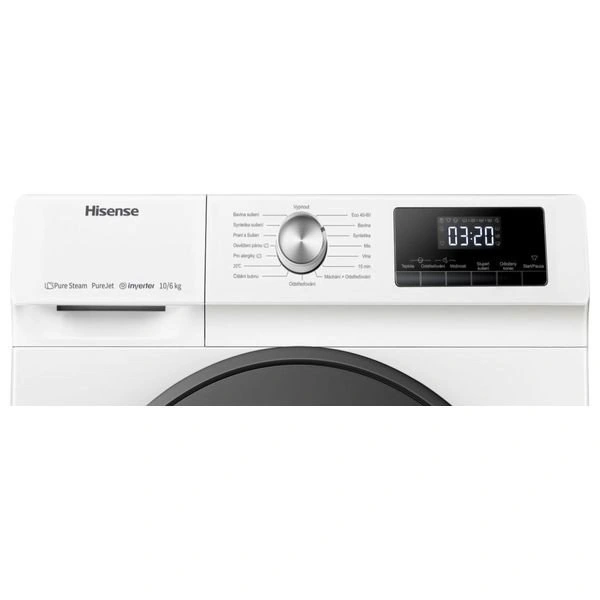Hisense WDQA1014EVJM - 10Kg - 1400 RPM - Front Loading Washing Machine  - White