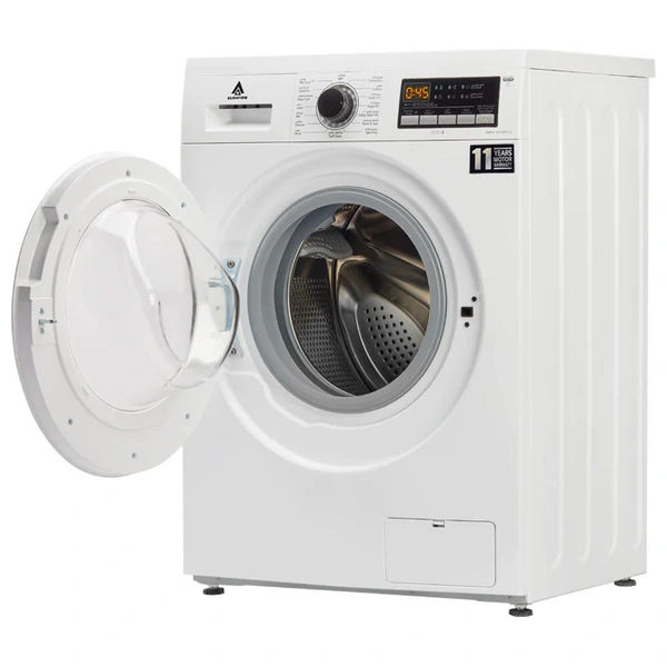 Alhafidh WMHA-7014WFL10 - 7Kg - 1400RPM - Front Loading Washing Machine - White + Midea SC861 - Handheld Vacuum Cleaner - White