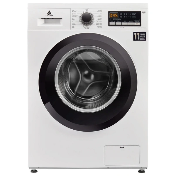 Alhafidh WMHA-7014WFL10 - 7Kg - 1400RPM - Front Loading Washing Machine - White + Midea SC861 - Handheld Vacuum Cleaner - White